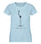 "ANKERLIFT SCHWARZ" Damen Organic Shirt in der Farbe Sky Blue - ANKERLIFT