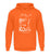 "Back to Roots" Unisex Hoodie in der Farbe Orange Crush von ANKERLIFT für Wintersportler