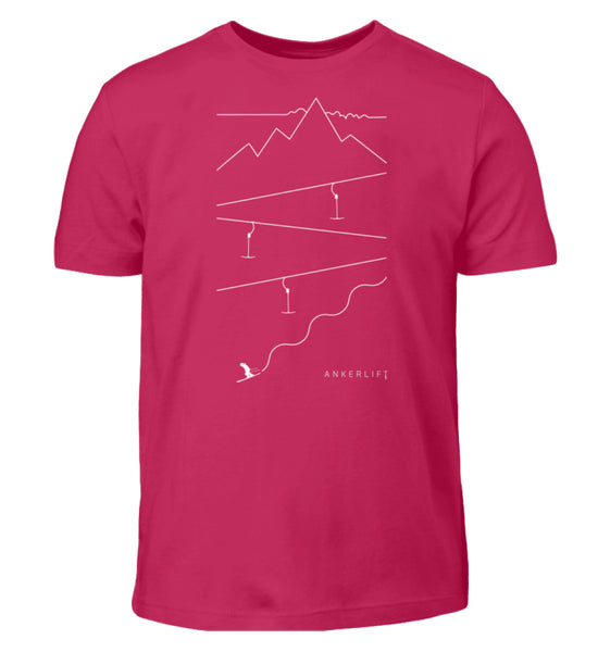 "Spuren" Kinder T-Shirt in der Farbe Sorbet von ANKERLIFT