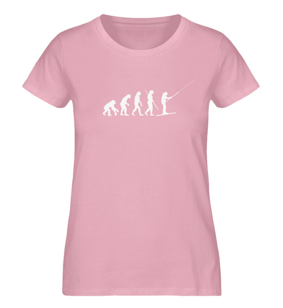"Evolution" Damen Organic Shirt in der Farbe Cotton Pink - ANKERLIFT