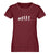 "Evolution" Damen Organic Shirt in der Farbe Burgundy - ANKERLIFT