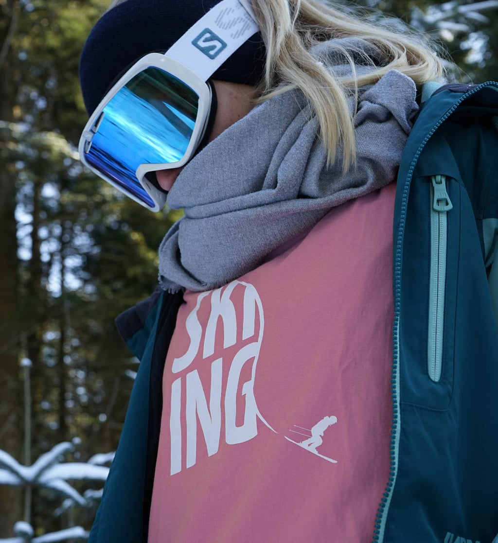 "Skiing" Damen Organic Shirt