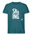 "Skiing" Herren Organic Shirt in der Farbe Ocean Depth von ANKERLIFT