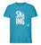"Skiing" Herren Organic Shirt in der Farbe Azure von ANKERLIFT