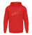 "Lift-Evolution" Unisex Hoodie in der Farbe Fire Red von ANKERLIFT für Wintersportler