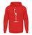 "ANKERLIFT" Unisex Hoodie in der Farbe Fire Red von ANKERLIFT für Wintersportler
