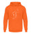 "Fest verankert" Unisex Hoodie in der Farbe Orange Crush von ANKERLIFT für Wintersportler