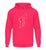 "Fest verankert" Unisex Hoodie in der Farbe Hot Pink von ANKERLIFT für Wintersportler