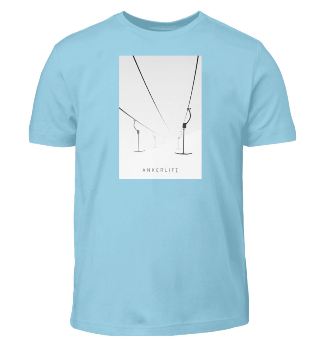 "Frame" Kinder T-Shirt in der Farbe Sky Blue von ANKERLIFT