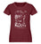 "Back to Roots" Damen Organic Shirt in der Farbe Burgundy - ANKERLIFT