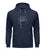 "One Way" Unisex Organic Hoodie in Farbe French Navy-ANKERLIFT