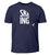 "Skiing" Kinder T-Shirt in der Farbe Navy von ANKERLIFT