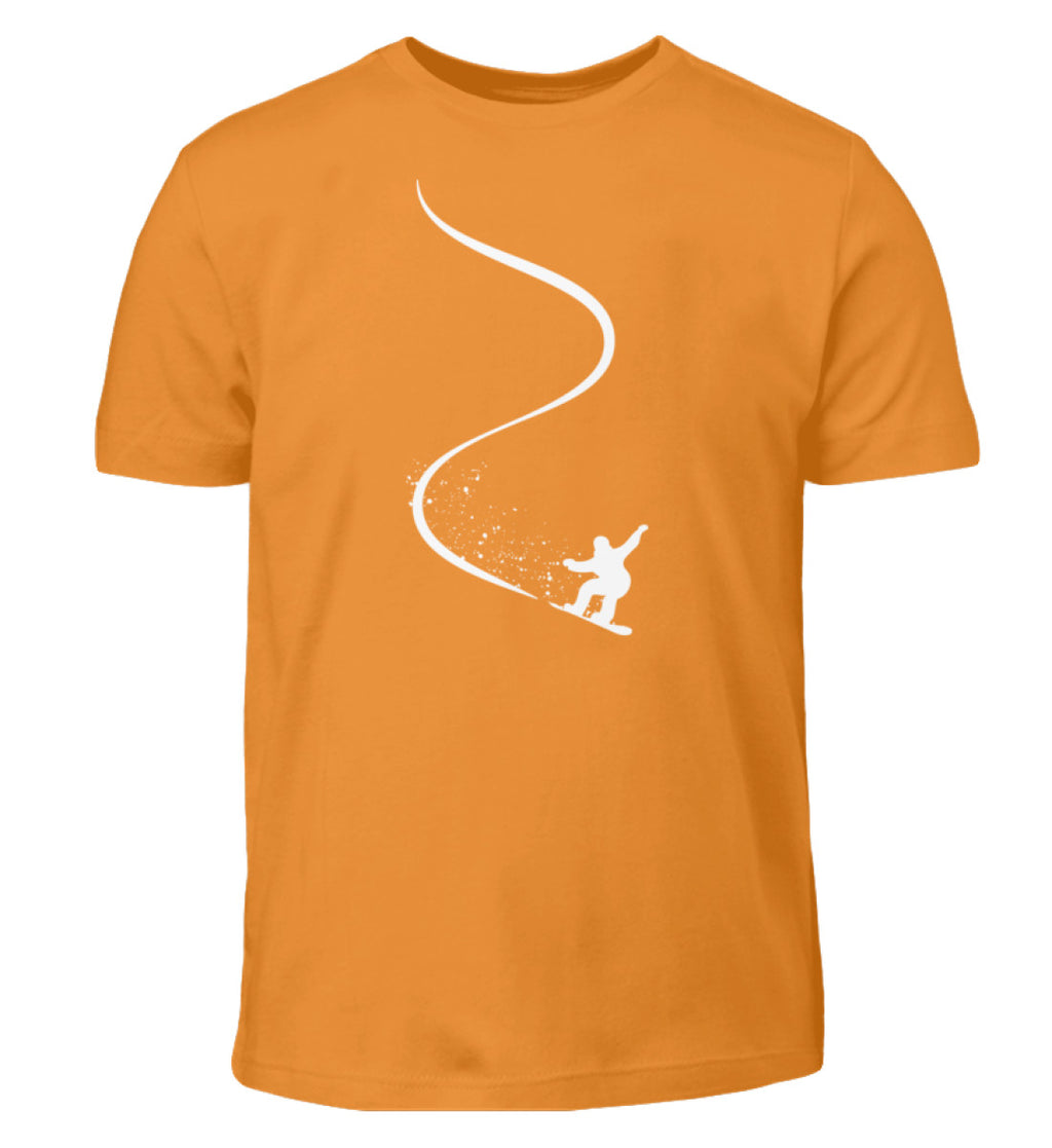 "Boarderline" Kinder T-Shirt in der Farbe Orange von ANKERLIFT