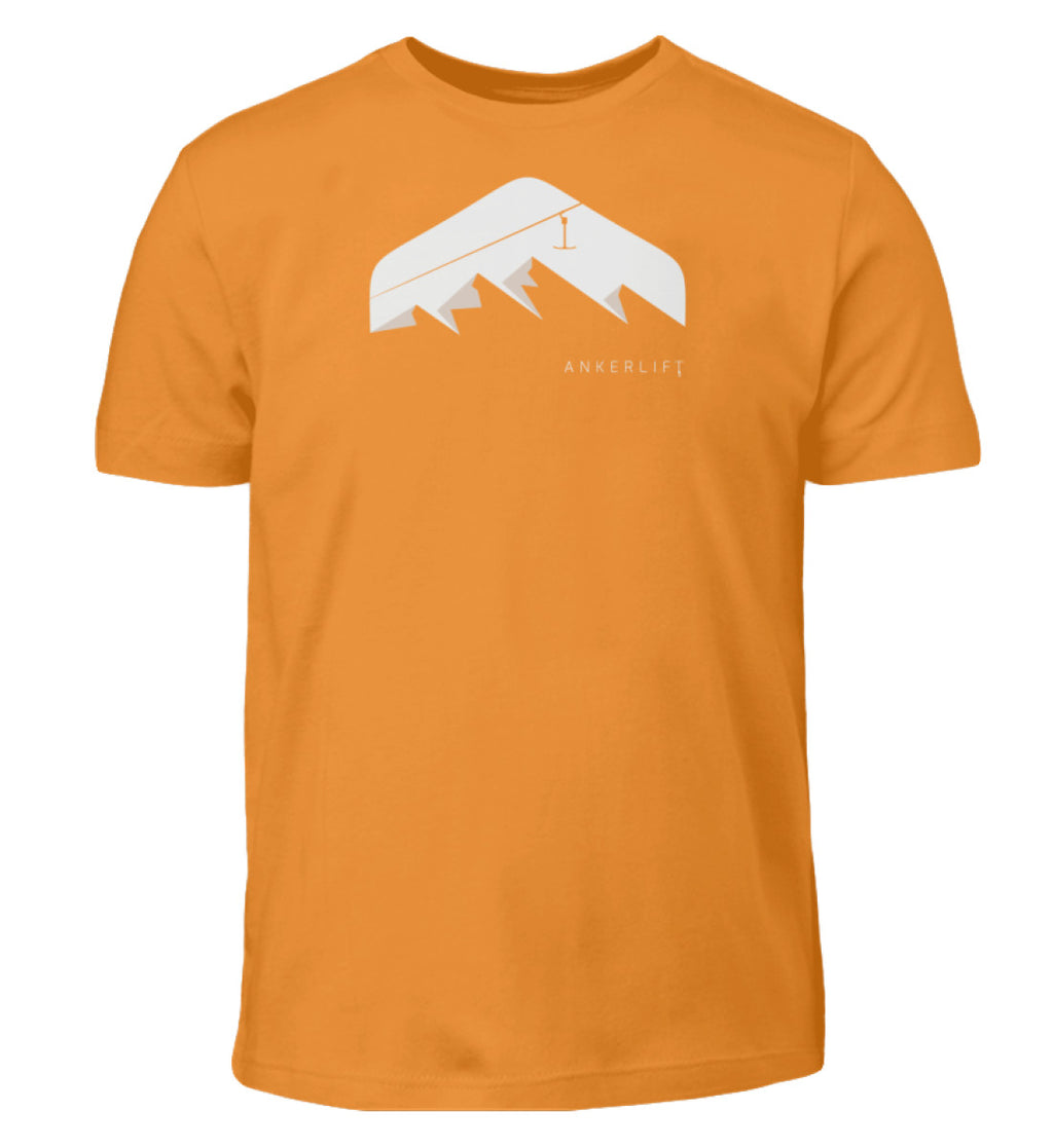 "Panorama" Kinder T-Shirt in der Farbe Orange von ANKERLIFT