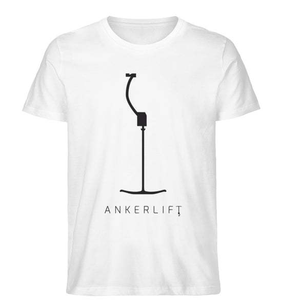 "ANKERLIFT" Herren Organic Shirt in der Farbe White von ANKERLIFT
