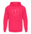 "Kreis" Unisex Hoodie in der Farbe Hot Pink von ANKERLIFT für Wintersportler