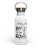 Weiße "Ursprung" Edelstahl Trinkflasche mit Bambusdeckel von ANKERLIFT