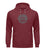 "4 in a Row" - Unisex Organic Hoodie in Farbe Burgundy-ANKERLIFT
