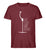 "Eat Sleep Lift" Herren Organic Shirt in der Farbe Burgundy von ANKERLIFT