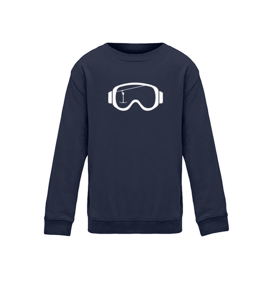 "Skibrille" Kinder Sweatshirt in der Farbe Oxford Navy von ANKERLIFT