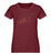 "Skivolution" Damen Organic Shirt in der Farbe Burgundy - ANKERLIFT