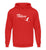 "Winterparadies" Unisex Hoodie in der Farbe Fire Red von ANKERLIFT für Wintersportler