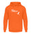 "Winterparadies" Unisex Hoodie in der Farbe Orange Crush von ANKERLIFT für Wintersportler
