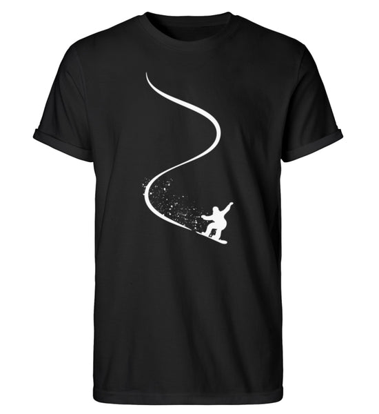 "Boarderline" Herren RollUp Shirt in der Farbe Black auf weißem Hintergrung von ANKERLIFT