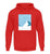 "Shapes" Unisex Hoodie in der Farbe Fire Red von ANKERLIFT für Wintersportler