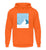 "Shapes" Unisex Hoodie in der Farbe Orange Crush von ANKERLIFT für Wintersportler