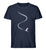 "Tiefschnee" Herren Organic Shirt in der Farbe French Navy von ANKERLIFT