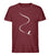 "Tiefschnee" Herren Organic Shirt in der Farbe Burgundy von ANKERLIFT