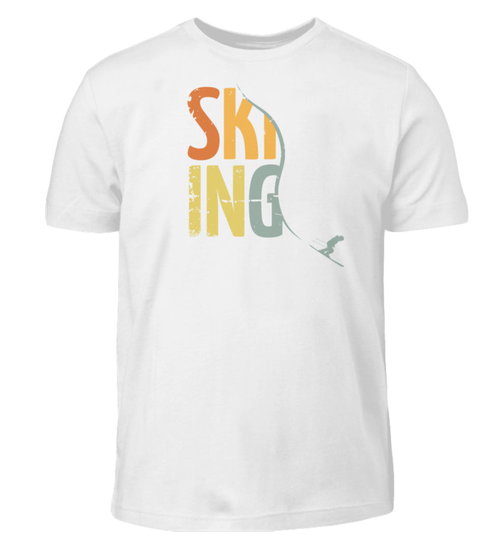 "Carving" Kinder T-Shirt in der Farbe White von ANKERLIFT