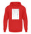 "Frame" Unisex Hoodie in der Farbe Fire Red von ANKERLIFT für Wintersportler