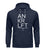 "ANKRLFT" Unisex Organic Hoodie in Farbe French Navy-ANKERLIFT